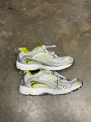 Tênis de corrida New Balance CW411SL feminino cinza limão com cadarço tamanho 8.5 - Imagem 1 de 4