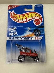 Hot Wheels RADIO FLYER Wagon #374 Red 1996 1st Editions #9 of 12 MOMC - 5 SPOKES - Picture 1 of 3