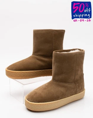 RRP€580 ISABEL MARANT Suede Leather Ankle Boots US5 UK2 EU35 Made in Portugal - Image 1 of 4