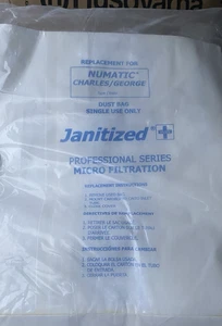 Numatic Nace Charles / George Janitized Professional Vacuum Bags 10 Pack - Picture 1 of 2