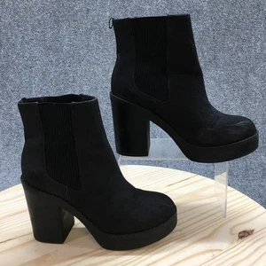 Botas Divided by H&M para mujer 8 plataformas Chelsea negras tacones casuales - Imagen 1 de 23