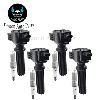  4pcs Ignition Coil and Spark Plug For 2013-2018 Ford Escape 1.6L 2.0L 2.5L L4 - Изображение 1 из 4