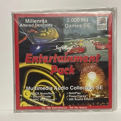 Softkey Entertainment Pack Multimedia Audio Collection SE PC-Rom Windows Foto 1 de 4