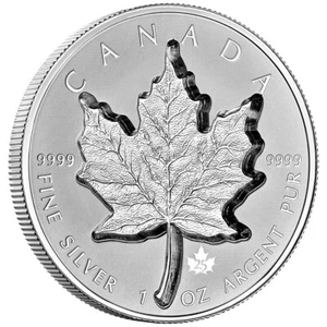 Canada 2021 20$ Super Incuse Maple Leaf 1 oz Silver Coin Royal Canadian Mint - Picture 1 of 4