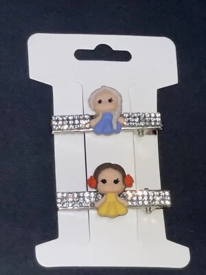 Pinzas para el cabello de princesa - Pinzas para el cabello brillantes - Lazos para el cabello de niñas - Lazos para el cabello de princesa  Foto 1 de 4