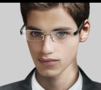 Auténticas gafas sin montura Kazuo Kawasaki 714/34 SP-51 grises marcos de titanio Foto 1 de 4