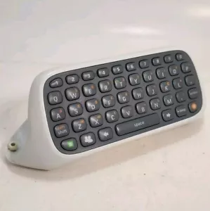Microsoft Xbox 360 Original White Chatpad OEM Text Keyboard Attachment Tested - Picture 1 of 6