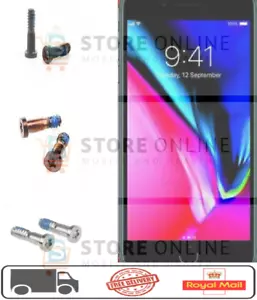 For Apple iPhone 7 Plus 8 Plus Replacement Bottom Pentalobe Screws x 2 - Picture 1 of 7
