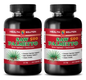 Prostate sexual health- SAW PALMETTO EXTRACT - 2 B/200 -palmetto dietary supplem - Picture 1 of 12