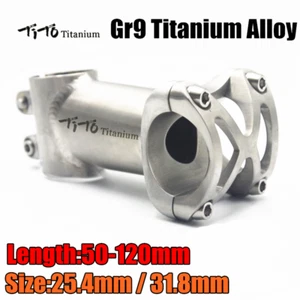 TITO Ultralight Titanium BMX Bicycle MTB Road Bike Stem 5 Degrees 25.4 / 31.8mm - Picture 1 of 10