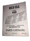 Vintage Rock-Ola Model 488 Parts Catalog Booklet