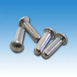 4er Satz Niete Niet für Typenschild 3 mm 018119309 - Bild 1 von 1