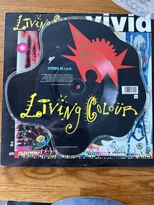 LIVING COLOUR Vivid ~ 1988 UK vinyl LP - with bonus Middleman picture disc - Picture 1 of 10