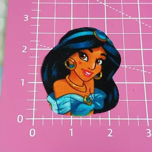 Jasmine Fabric Iron-On Applique Patches For Kids, Jacket Princess Snow White - Picture 1 of 14