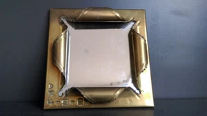  CHARMANT MIROIR TRAVAIL D'ARTISTE DESIGN  signé  A . K 1987 à identifier ? - Bild 1 von 7