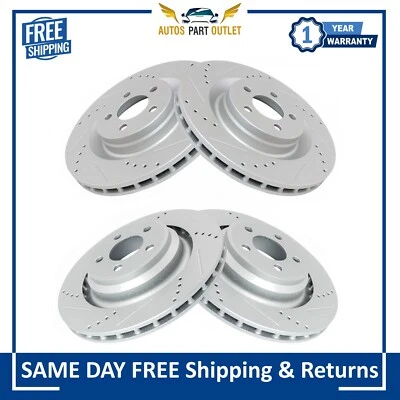 Nuevo juego de rotor de freno perforado para Chrysler 300 Dodge Challenger 2006-2019 Foto 1 de 4