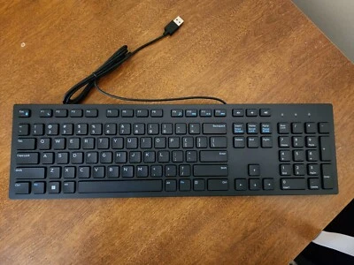 Dell Wired Multimedia Keyboard & Optical Mouse Combo - NIB - Model KB-216-BK-US - Image 1 of 4