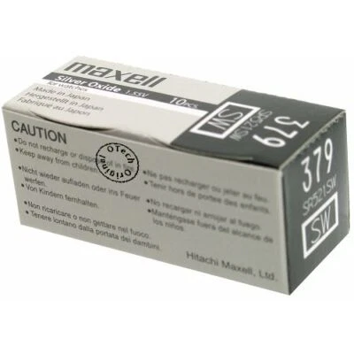 Pack de 10 piles maxell pour RENATA 379