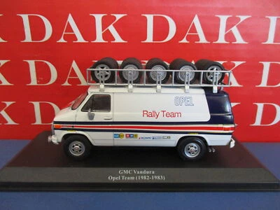 Die cast 1/43 Modellino Furgone GMC Vandura Opel Assistenza Rally Team 1982-83 - Immagine 1 di 4