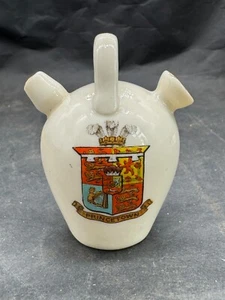 VINTAGE WH GOSS PRINCETOWN MODEL SPANISH ALCARAZA  CRESTED WARE ORNAMENT - Picture 1 of 7