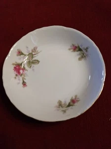 4 ciotole frutta Ucagco Cina (rosa antica) bordate oro 5,5" circa 1947 Giappone - Foto 1 di 6