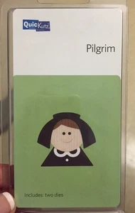 THANKSGIVING Quickutz 2" x 2" Die -PILGRIM GIRL KS-0070 - Picture 1 of 1