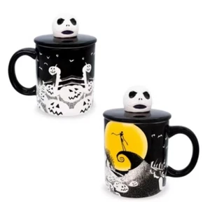 NEW DISNEY NIGHTMARE BEFORE CHRISTMAS JACK SKELLINGTON With Top MUG CUP - Picture 1 of 6