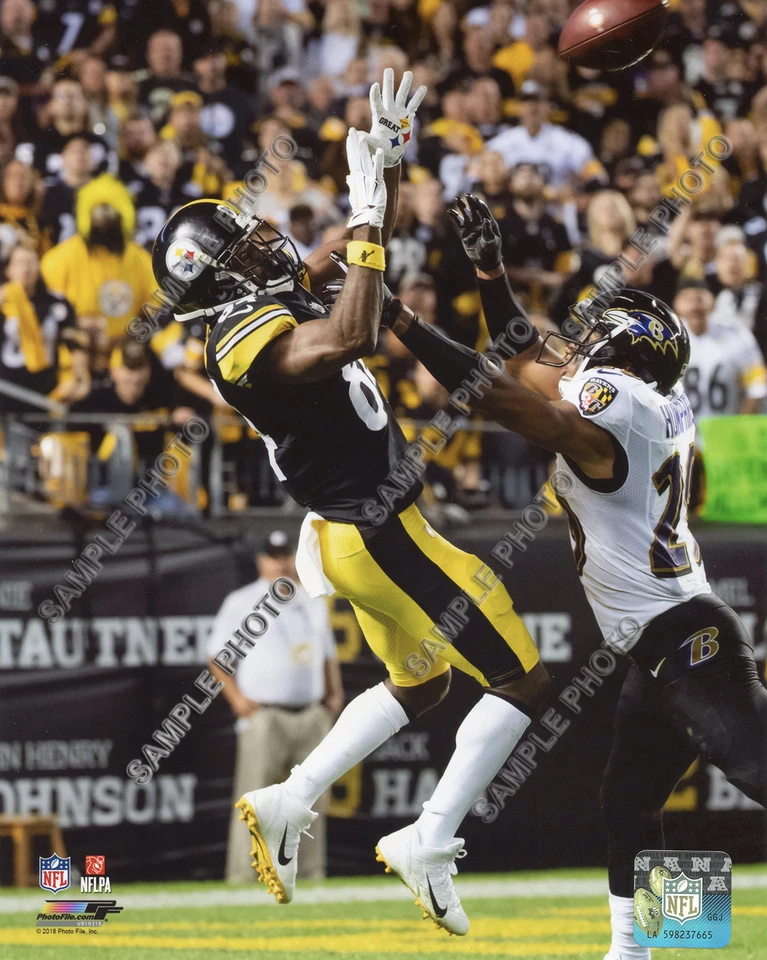 Antonio Brown 2018 Pittsburgh Steelers Authentic PHOTOFILE 8x10 Photo Foto 1 de 1