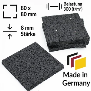 Terrassenpad Plattenlager Pad Stelzlager Abstand Gummi Balkon Terrassen Pads  - Bild 1 von 11
