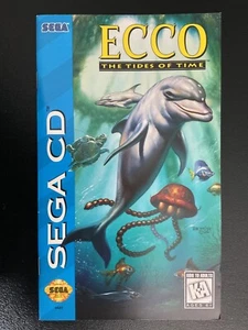 Ecco: The Tides of Time SEGA CD manual de instrucciones solamente - Imagen 1 de 3