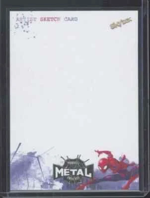 Marvel 2021 Skybox Metal Universe Spider-Man Artist Sketch Card Blank 1/1 - Image 1 of 2