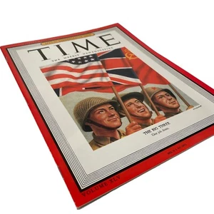 Time News Magazine WW2 May 14 1945 Special Commemorative Issue 50th anniversary - Picture 1 of 9