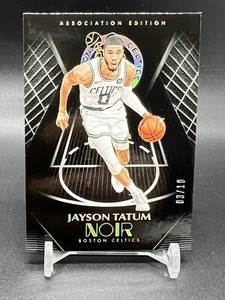 2019-20 Panini NOIR Jayson Tatum Gold Association Edition! 3/10 Boston Celtics🍀