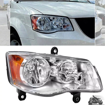 Headlight Passenger Side For 11-20 Dodge Grand Caravan 2008-2016 Town & Country - Image 1 of 4