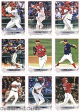 2022 Topps Series 2 Washington Nationals Team Set of 10 Cards