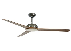 Energy saving Ceiling Fan With LED Unione Nickel Remote Control - Picture 1 of 2