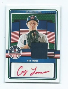 2023 Panini USA Stars & Stripes-Coy James  Red Autograph - Picture 1 of 1