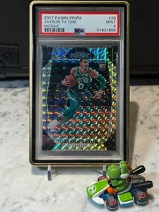 2017-18 Panini Prizm Mosaic - #20 Jayson Tatum (RC) PSA 9 🟢⚪️ MINT - Picture 1 of 2