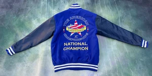 The American Cheer & Dance Championships Men's Varsity Bomber Jacket Size S. - Picture 1 of 10