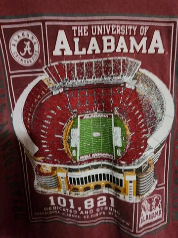 Alabama T Shirt Cover