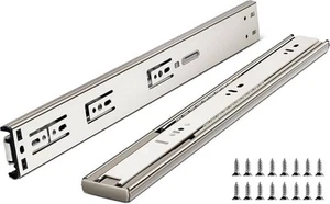 12 Pairs 16 Inch Soft Close Drawer Slides Ball Bearing Full Extension Glides - Picture 1 of 9