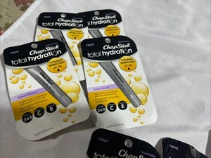Chap Stick Total Hydration Vitamin Enriched Lip Oil SWEET NECTAR 4 Pack See Desc - Picture 1 of 5