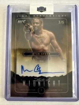 Ryan Spann 2024 Stroke of Midnight 3/5 Auto UFC -954 - Image 1 of 2