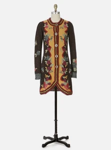 Anthropologie Sparrow Yellow Brick Road Sweatercoat Sweater Coat Size Large Rare - Picture 1 of 10