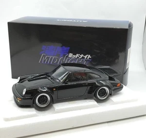 【Mini Car】 AUTOart Porsche 911 930 Turbo Blackbird 1/18 scale used from Japan - Picture 1 of 10