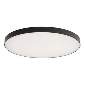 WAC Round 1Lt LED 12" Edgeless Slim Flush Mount, Black/White - FM-240512-9CS-BK - Picture 1 of 1