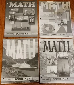 School Of Tomorrow ACE Paces Score Keys: Math 1037-1048 - Picture 1 of 1
