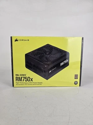 CORSAIR RM750X ATX 80+ GOLD Fully Modular Power Supply RM750x PSU New Sealed - Image 1 of 4
