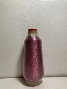 Pink Metallic Sewing Machine Embroidery Threads 5000 yard tangle free NEW - Picture 1 of 2