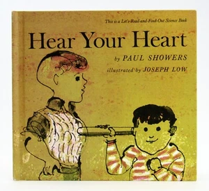 HEAR YOUR HEART Paul Showers & Joseph Low 1968 Let's Read and Find Out VGC - Imagen 1 de 3